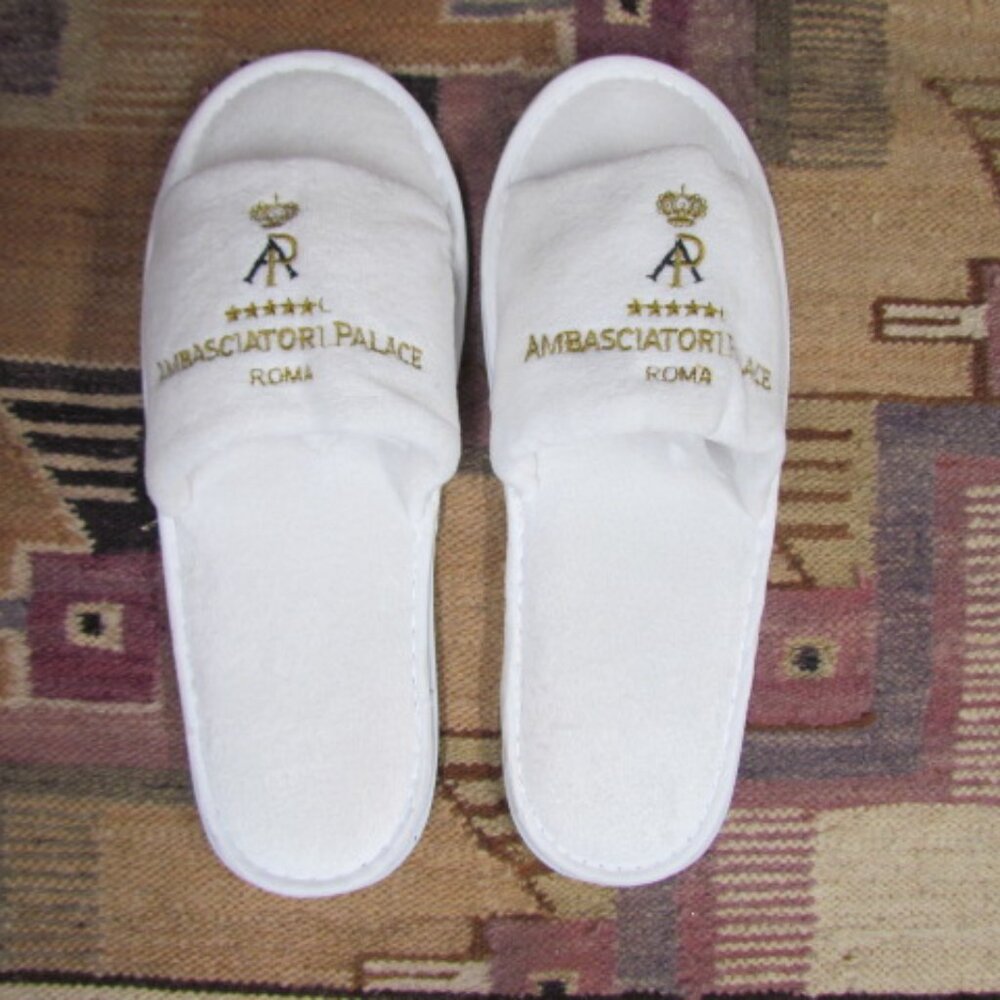 Rome Hotel &‎ Spa Slippers Vintage Roma AR Ambasciatori Palace